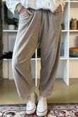 Terry B Classic Relaxed Pant Stone